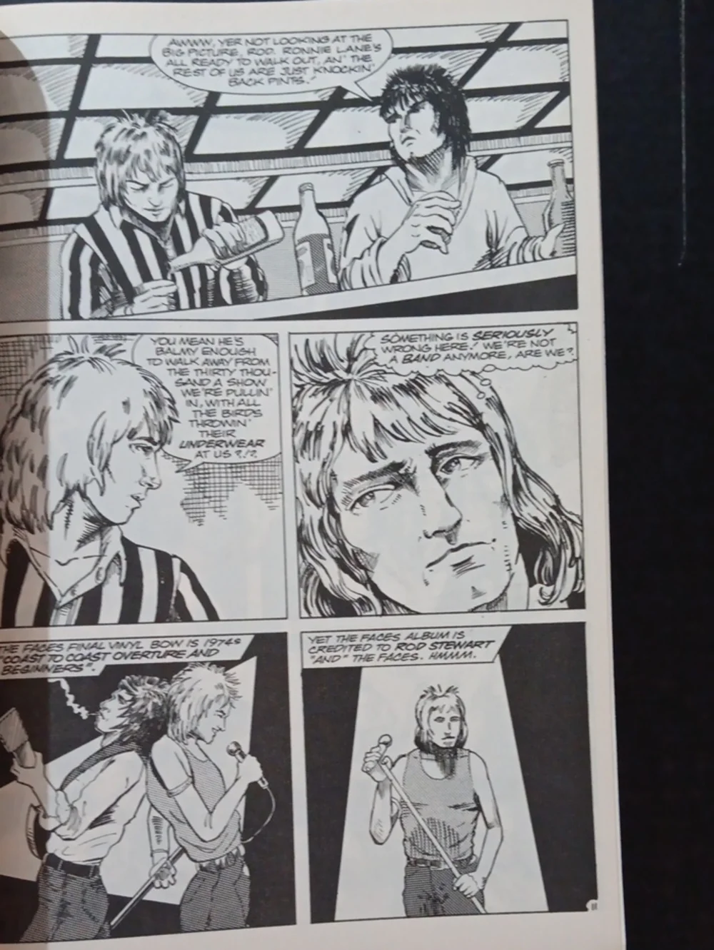 1991 Rod Stewart Rock & Roll Comic Book
